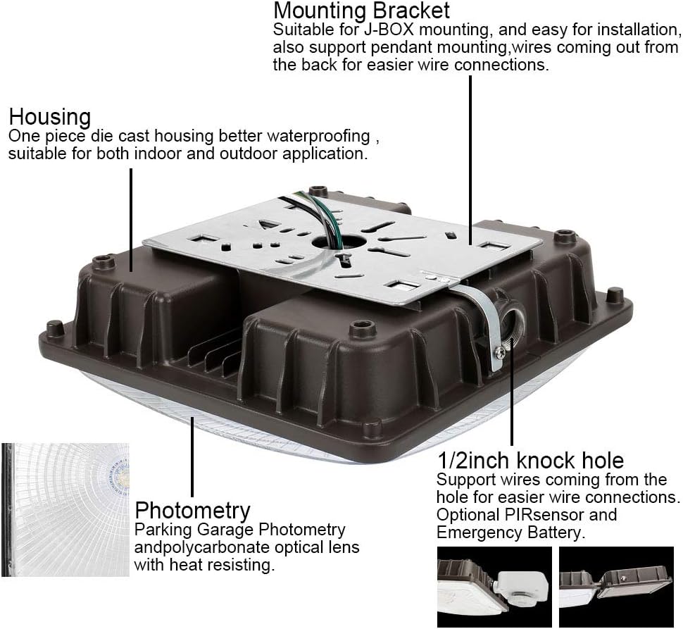 27W LED Canopy Area Light 6 Pack J534