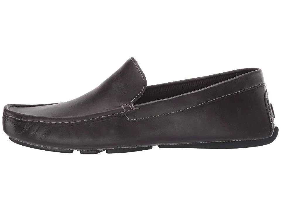 Charcoal Leather Driving Moccasins L87710