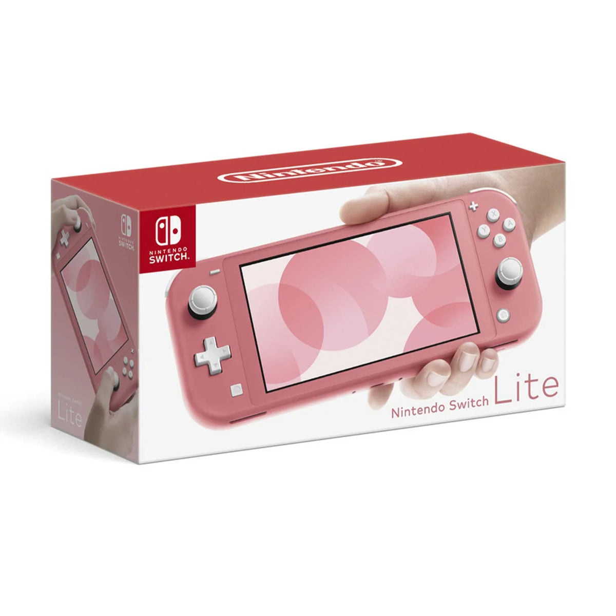 Coral Nintendo Switch Lite Console with Mario Kart 8 Deluxe, Protective Case, Screen Protector and Screen Cleaning Cloth Bundle Z729039