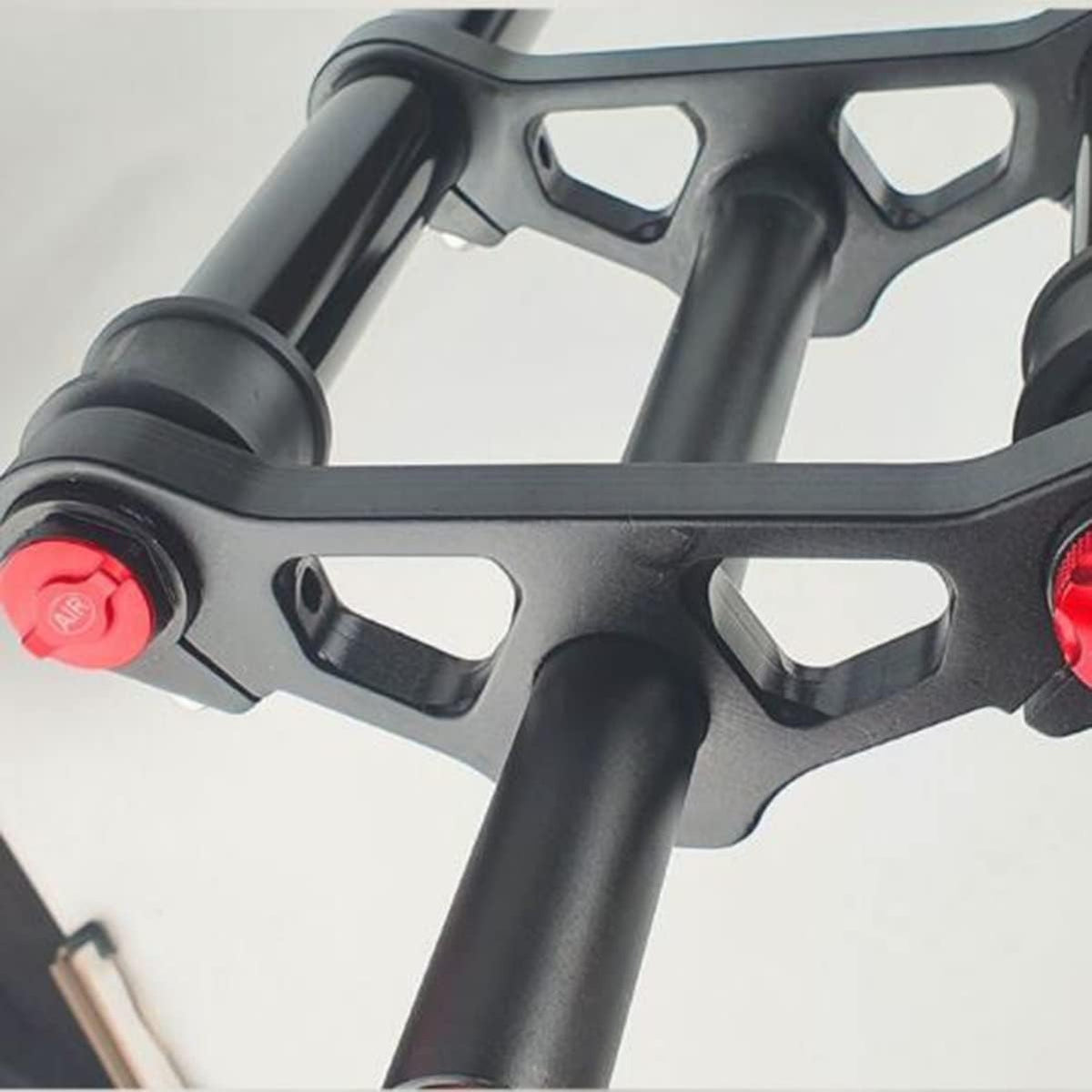 26 Inch 4.0" Tire Fat Bikes Fork Straight Double Shoulder Disc Brake Adjustable Rebound O5073