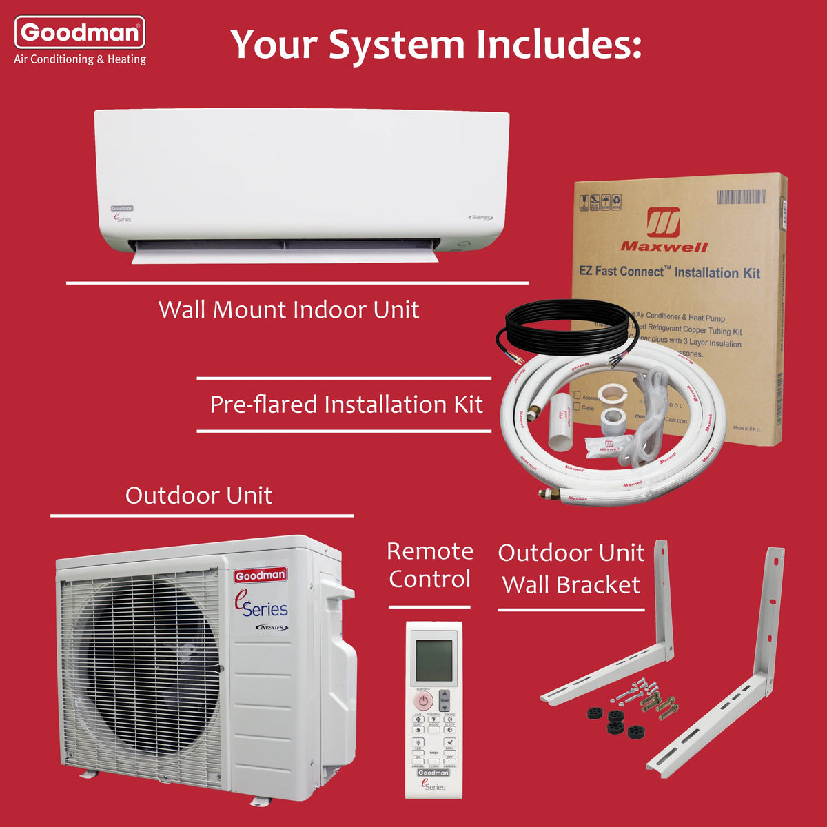 12,000 BTU 18 SEER2 Ductless Mini-Split Heat Pump Air Conditioner M621