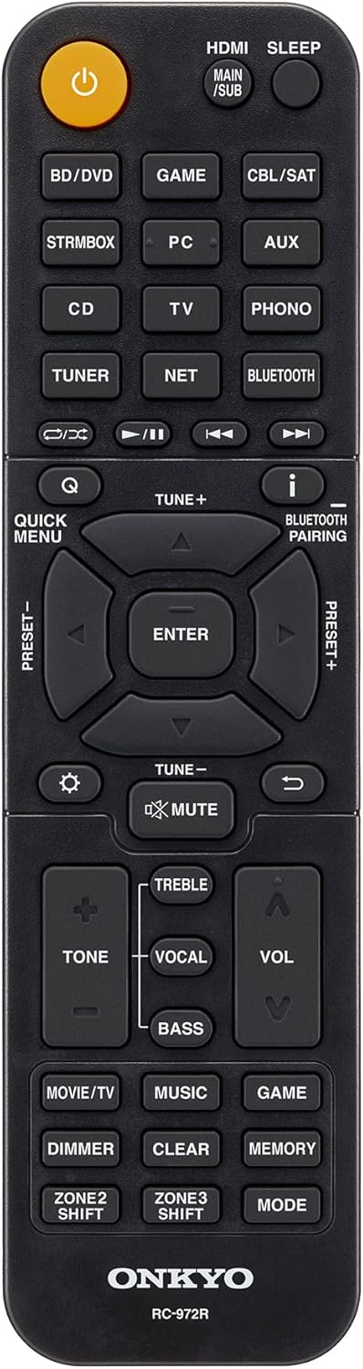 7.2-Channel Network AV Receiver Black D527