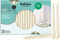 Ivory Taper Candles 100 Count 10 Inch Cotton Wick Z6277