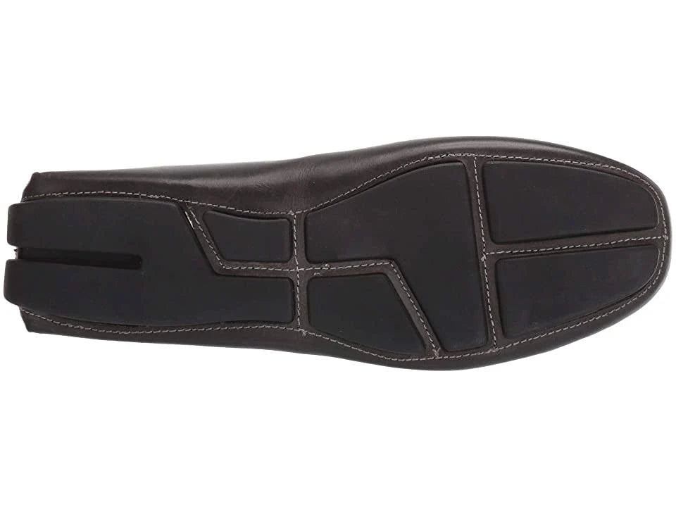 Charcoal Leather Driving Moccasins L87710