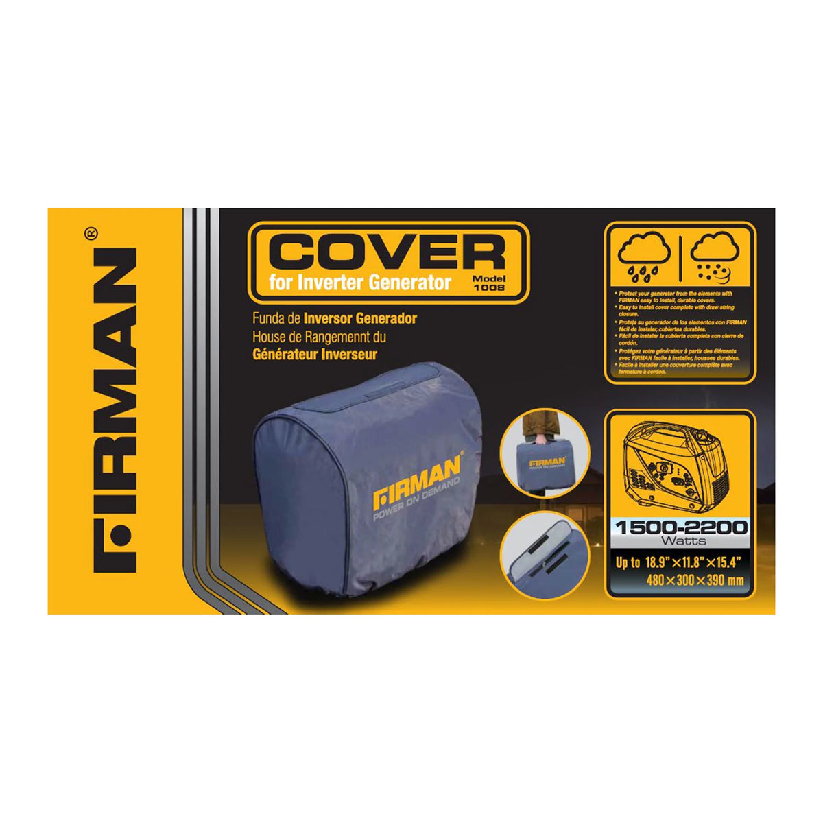 2000 Watt Inverter Generator Cover L2123
