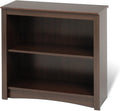 Espresso 2-shelf Bookcase E457509