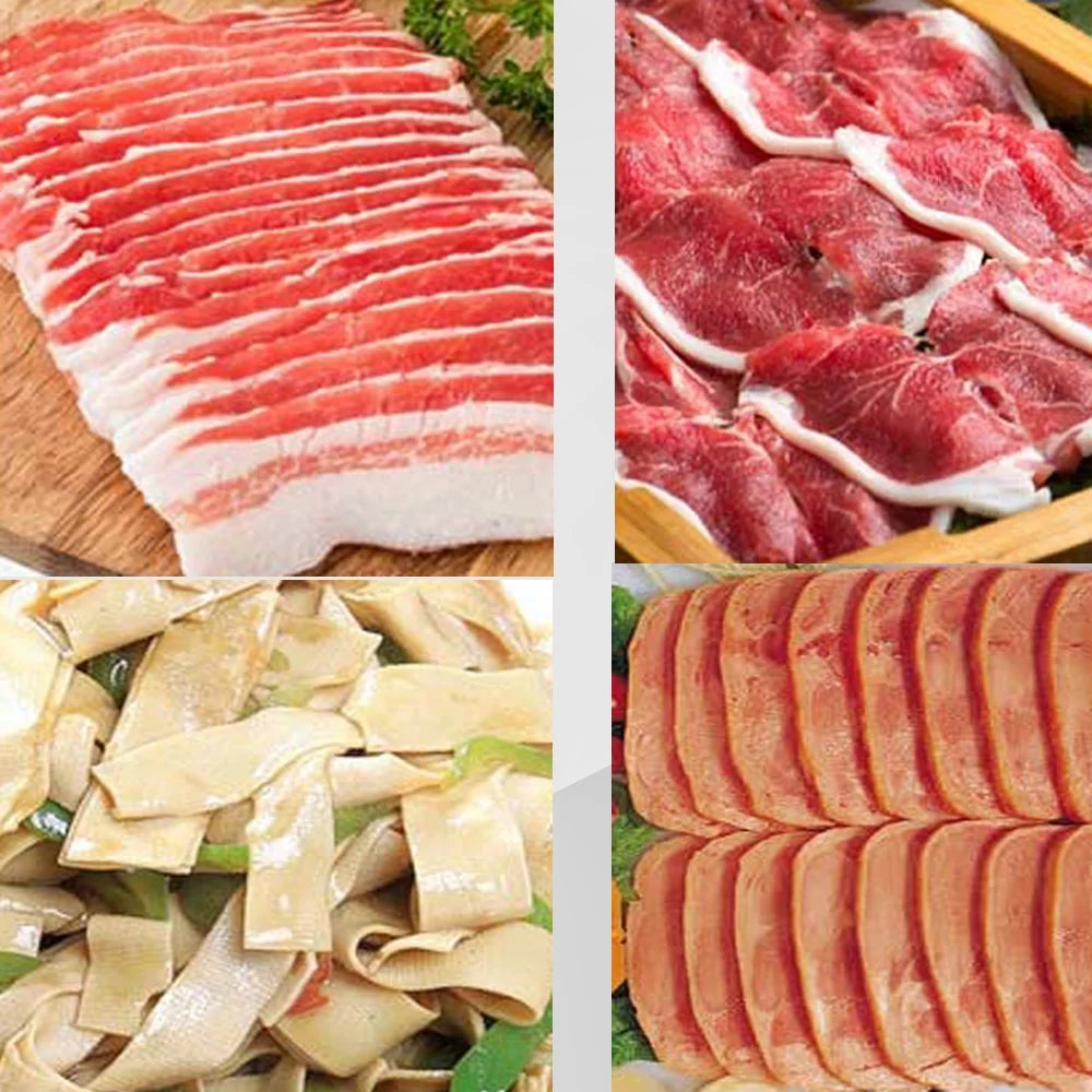 Commercial Fresh Meat Slicer Cutting Machine Stainless with 2.5mm Blade N1421