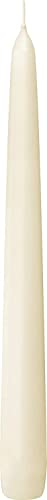 Ivory Taper Candles 100 Count 10 Inch Cotton Wick Z6277