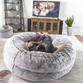 Light Grey 6FT Oversize Bean Bag Chair Cover M18628