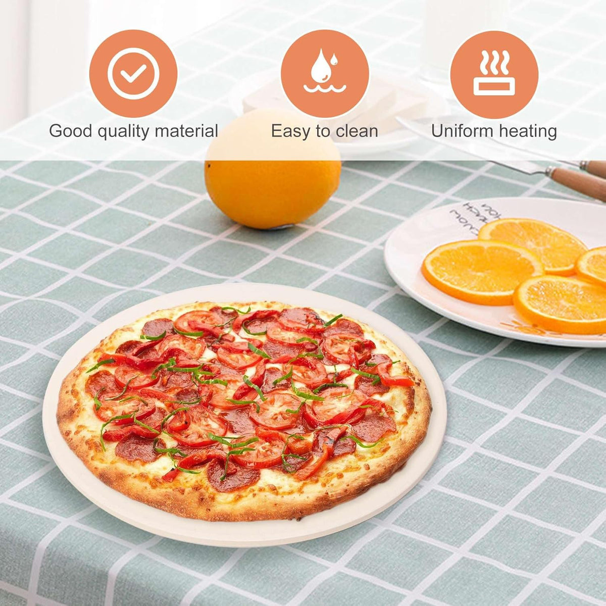 12 Inch Ceramic Pizza Stone S577457