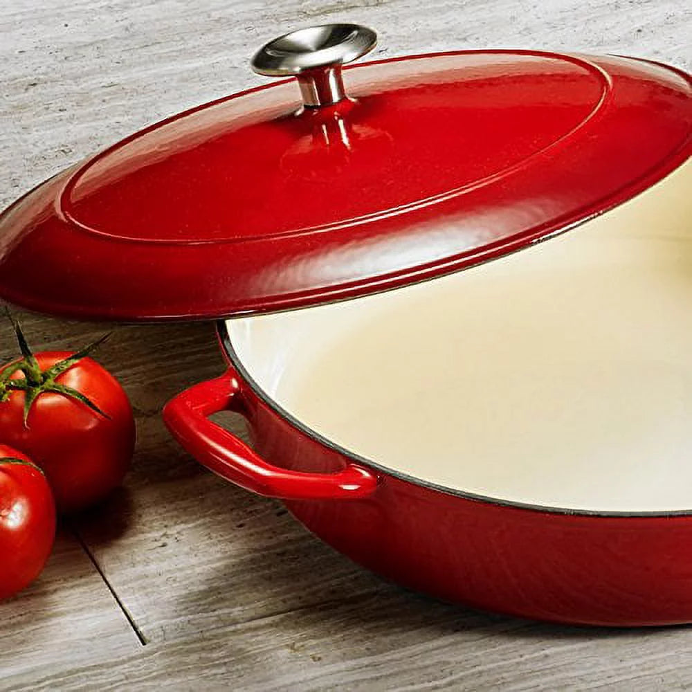 Enameled Cast Iron 4 qt. Covered Braiser J166223