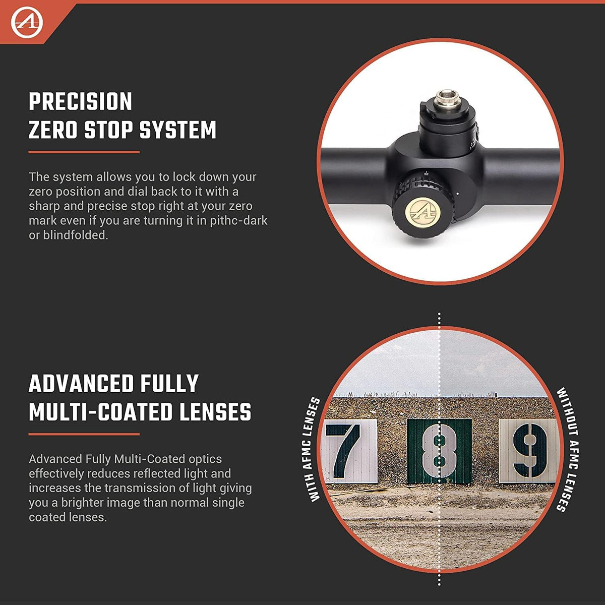 6-24X50 First Focal Plane Riflescope with Sunshade and Rings F793303