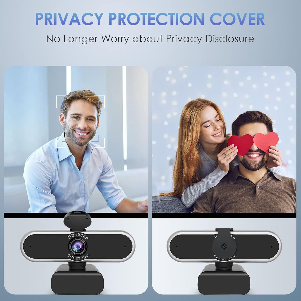 1080P Webcam with Microphone Pack of 2 E694