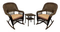 Three Piece Wicker Rocker Chat Set G959
