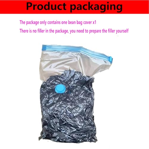 Light Grey 6FT Oversize Bean Bag Chair Cover M18628