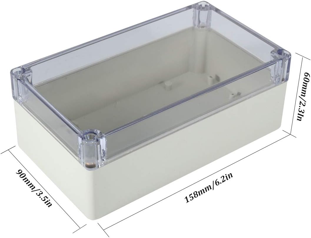 ABS Plastic IP65 Electrical Junction Box with Clear Cover G787