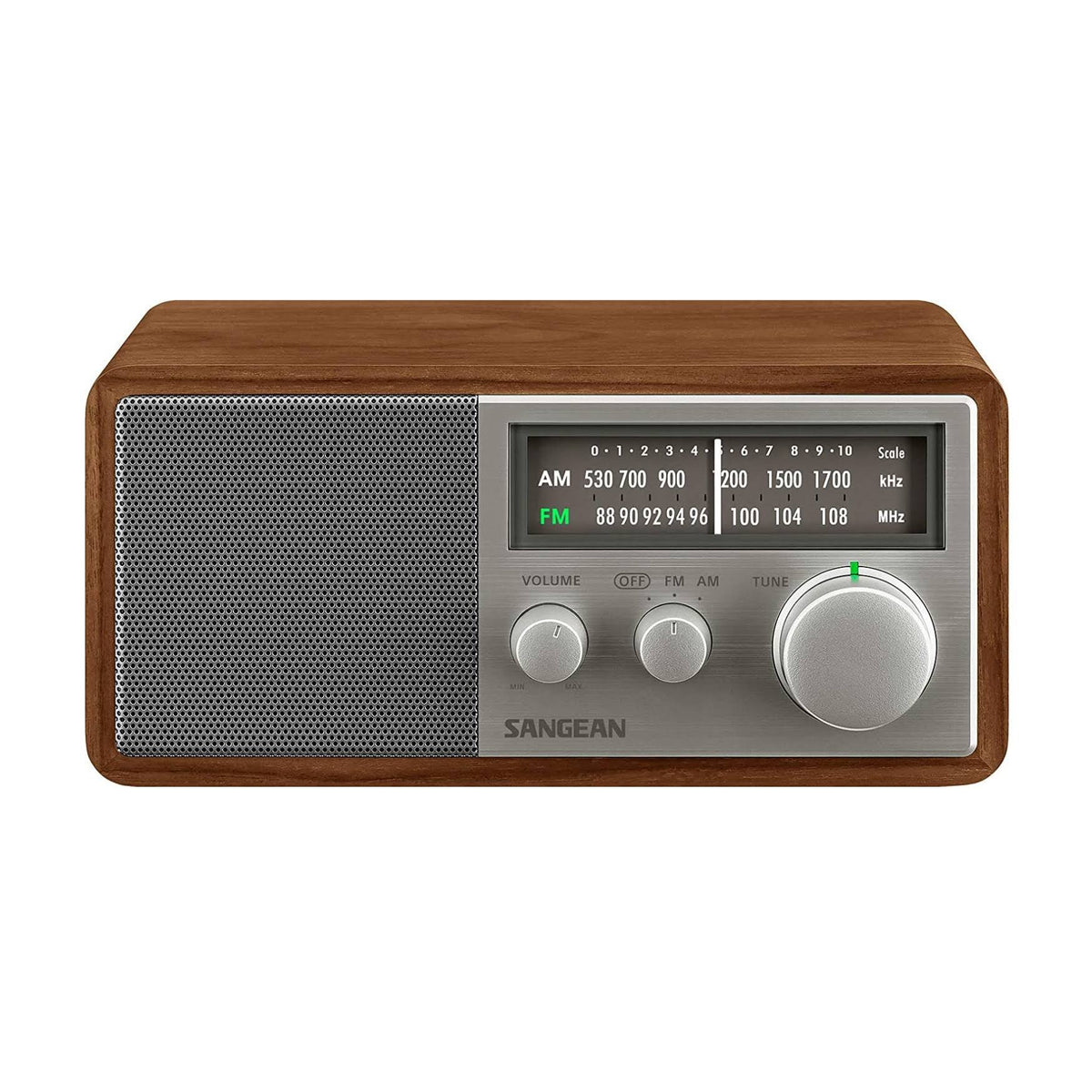 Wood Cabinet AM/FM Analog Radio R13370