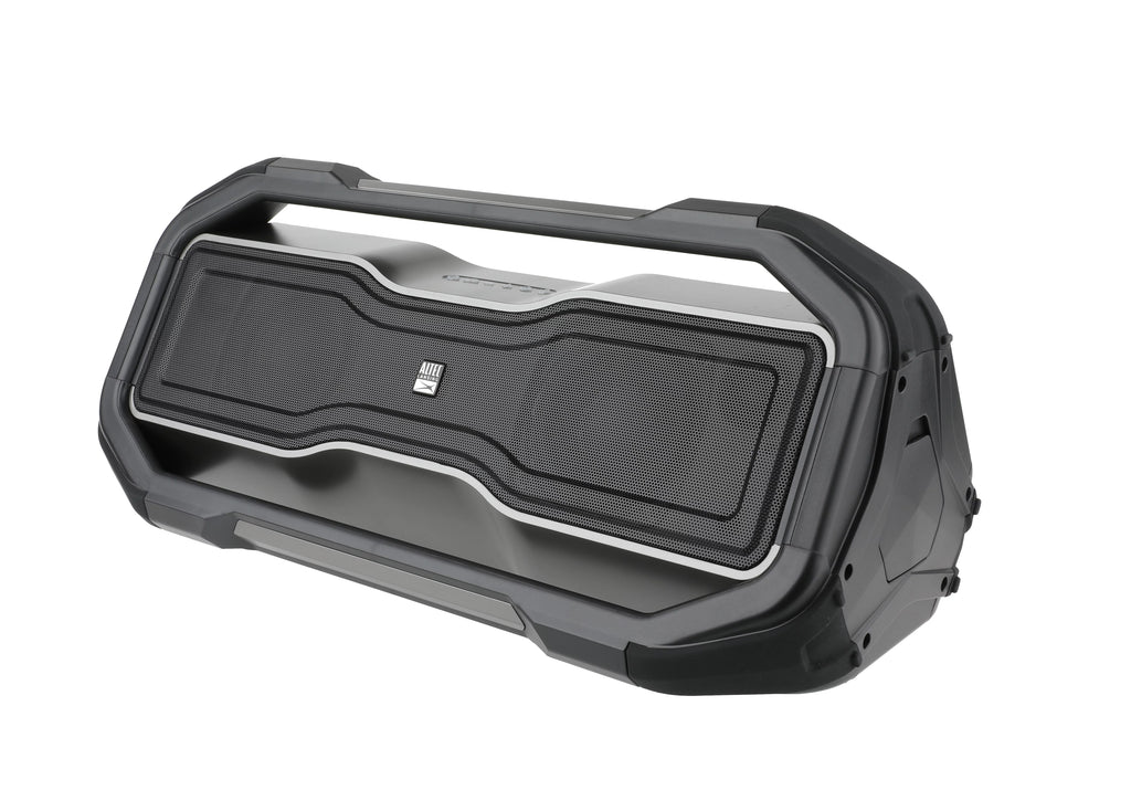 Metallic Gray Portable Wireless Bluetooth Speaker H528864