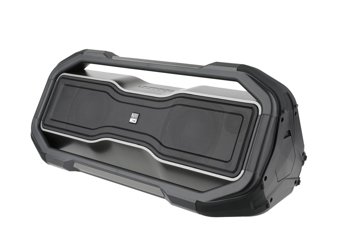Metallic Gray Portable Wireless Bluetooth Speaker H528864