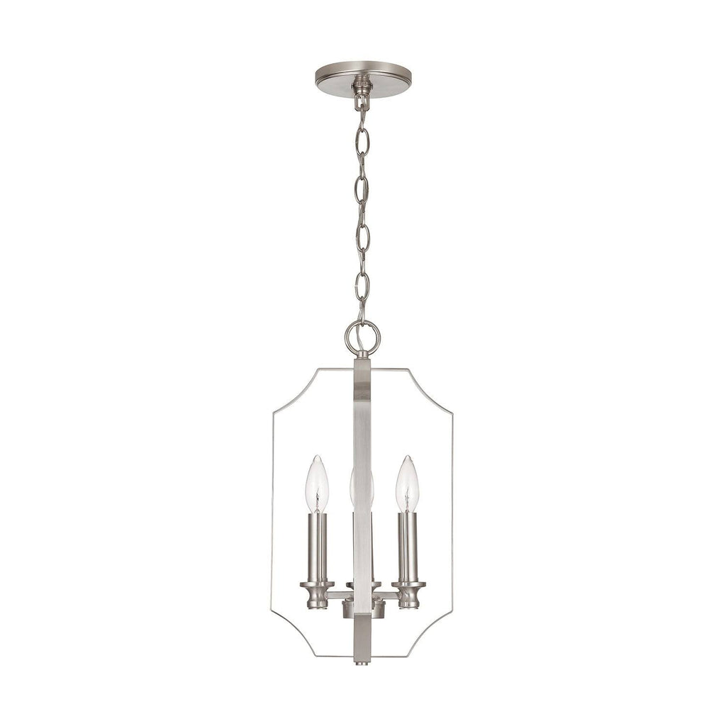 4 Light Brushed Nickel Foyer X640425