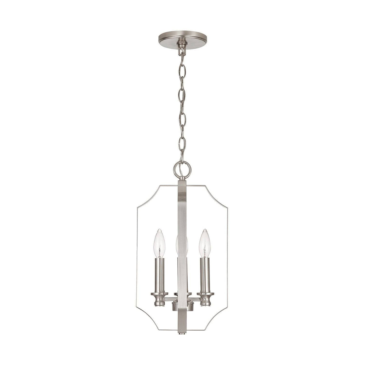 4 Light Brushed Nickel Foyer X640425