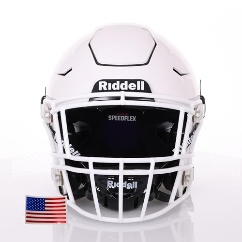 Adult Football Helmet with White Facemask C999086