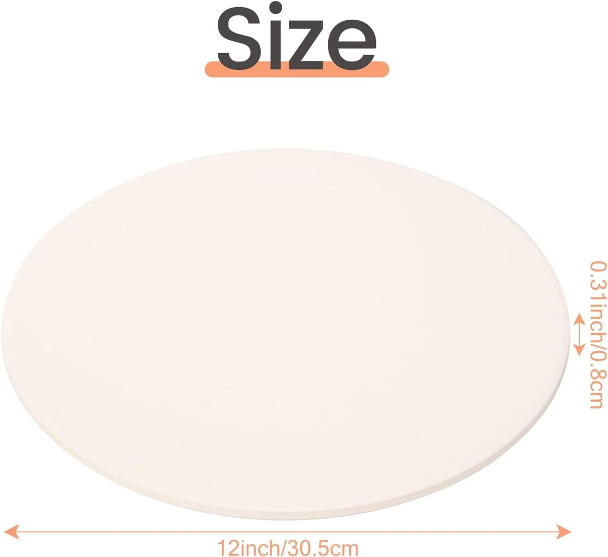 12 Inch Ceramic Pizza Stone S577457