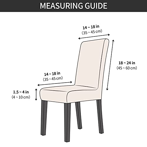Royal Blue Set of 6 Stretch Dining Chair Covers V3202