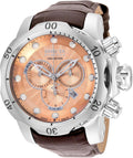 Brown Leather Quartz Watch U64847