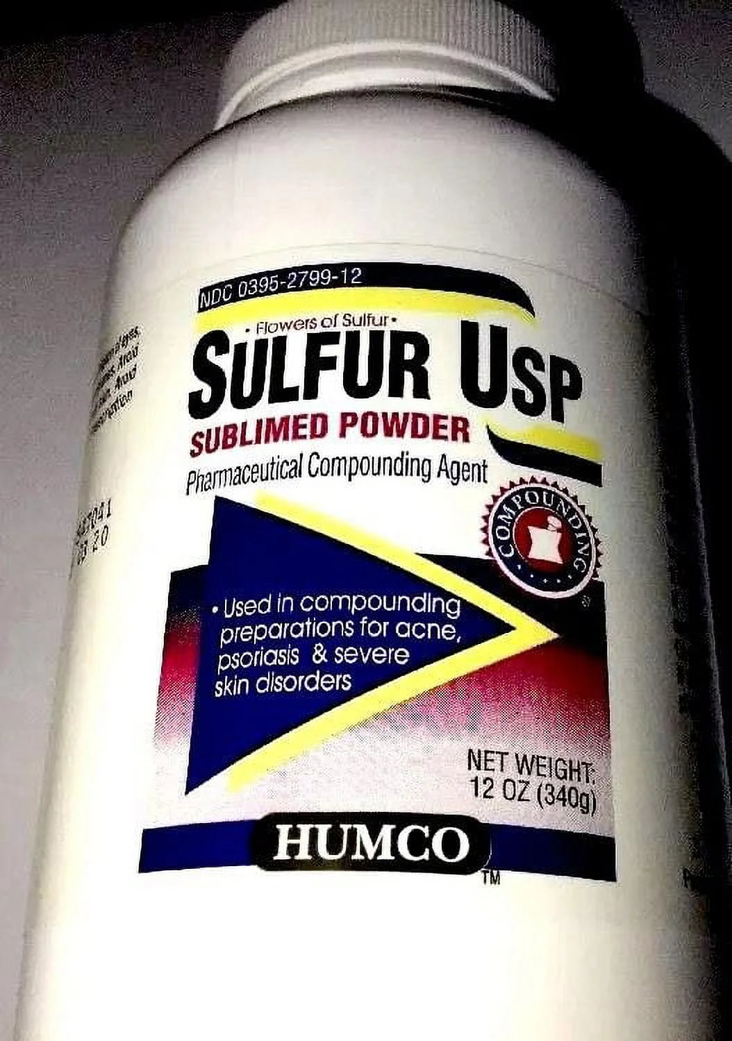 Sulfur Sublimed Powder, 12 Oz. B186882