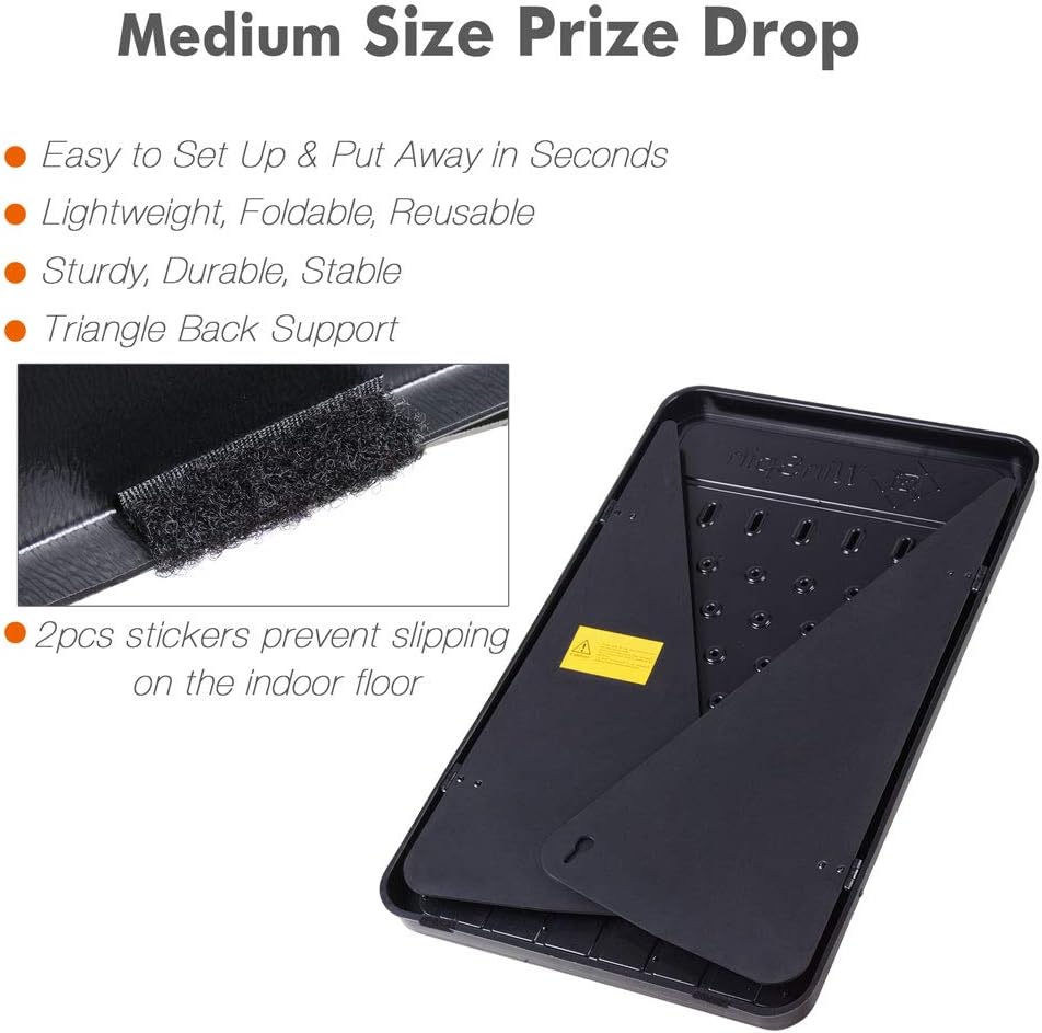 30 Prize Drop Plinko Board Disk Drop Game 6 Slots with 10 Pucks X137411
