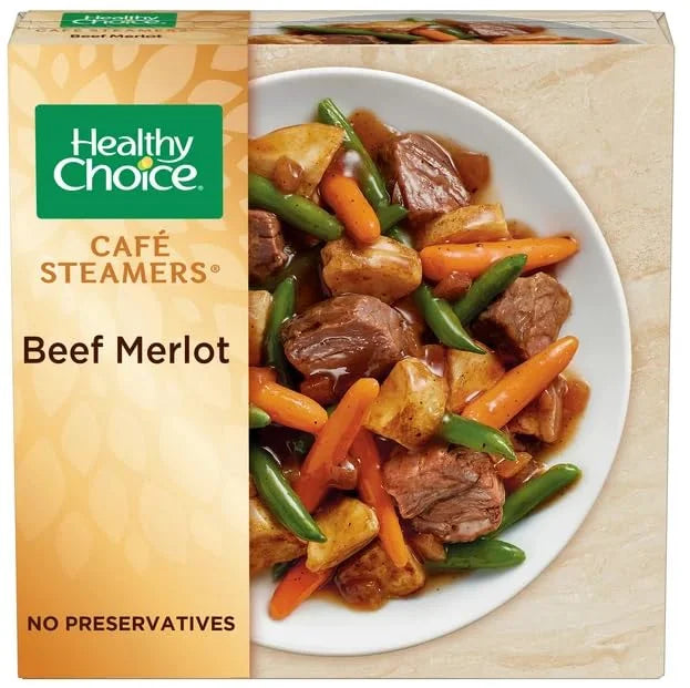 9.5 oz Frozen Beef Merlot Meal, Pack of 6 L36882