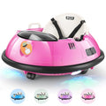 Pink Kids Bumper Car with Remote Control Q370029