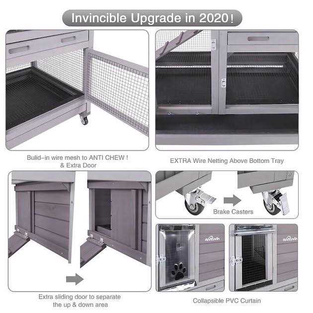 Outdoor Bunny Hutch Q9024