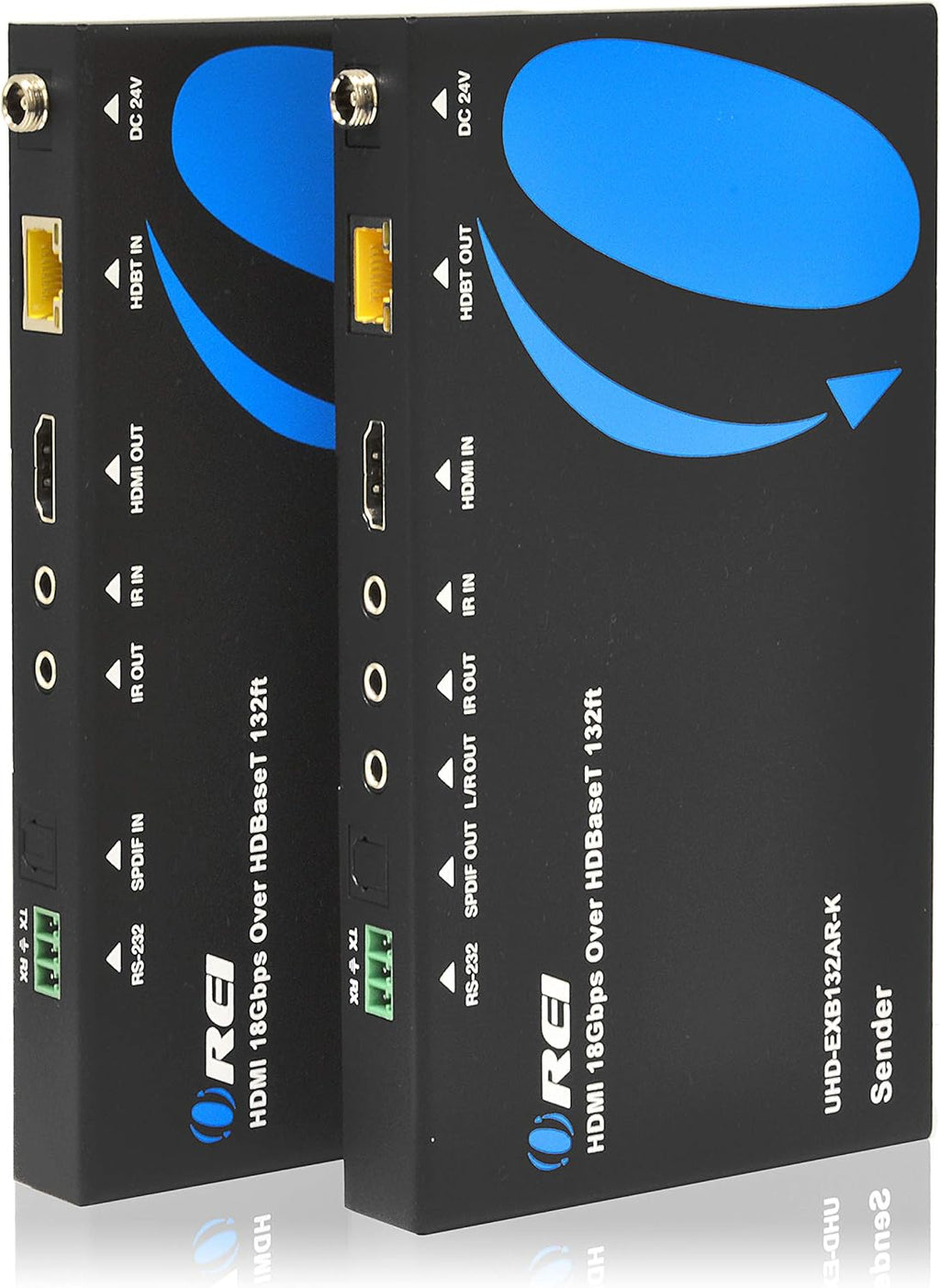4K HDMI Extender Balun Over Single CAT5e/6/7 Cable Up to 400 Ft W973