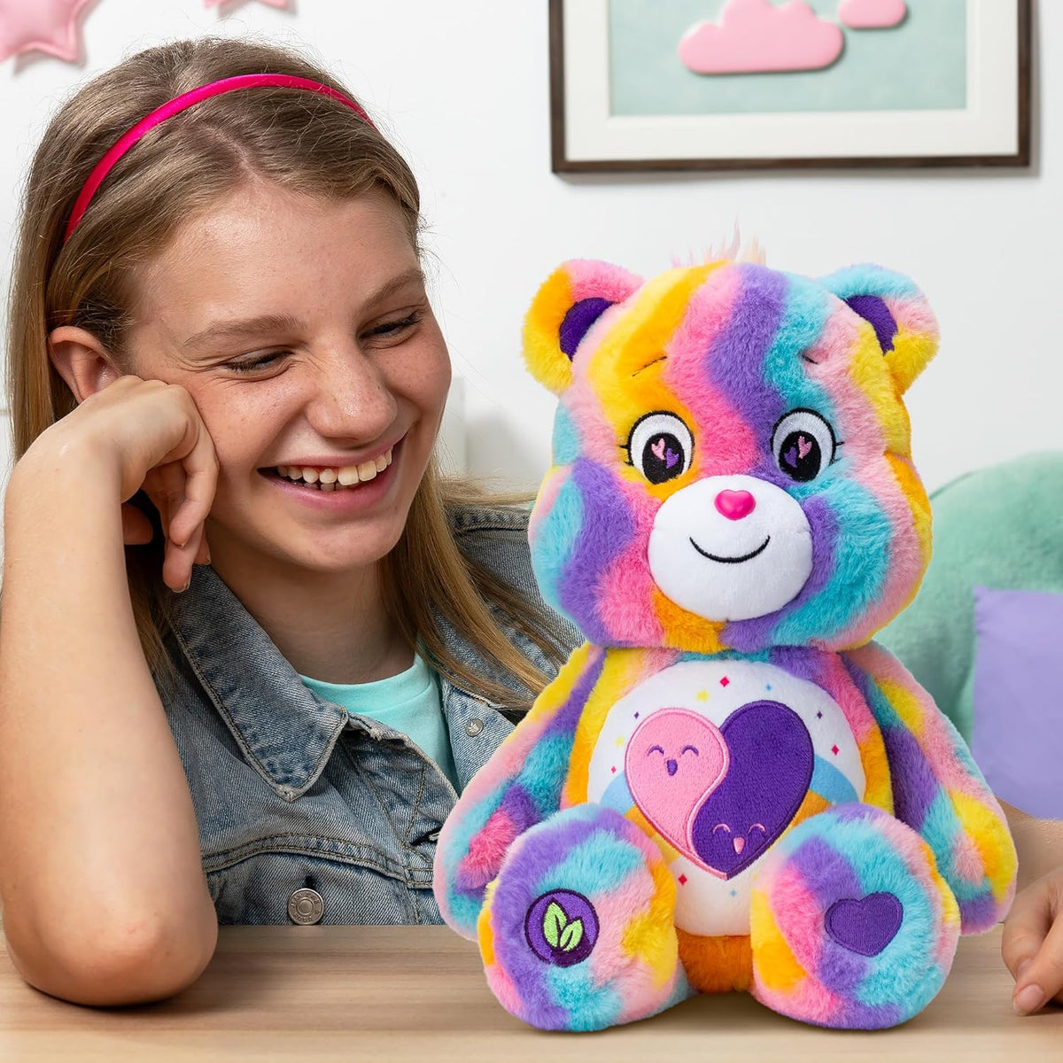 14" Tie-Dye Multicolored Plushie S331