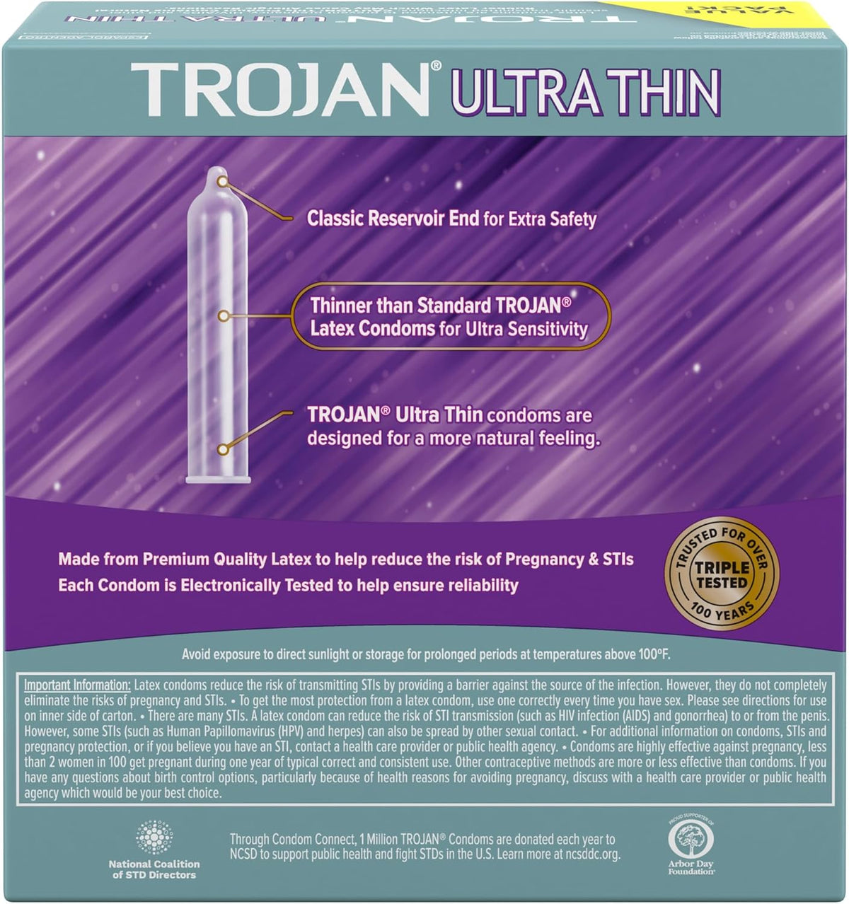 Ultra Thin Lubricated Condoms, 36 Count N484