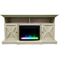 62-in. Electric Fireplace Mantel with Crystal Insert E49422