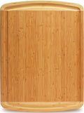 24 x 18 Inch XXL Bamboo Cutting Board with Handles, Juice Groove Pack of 2 X33931