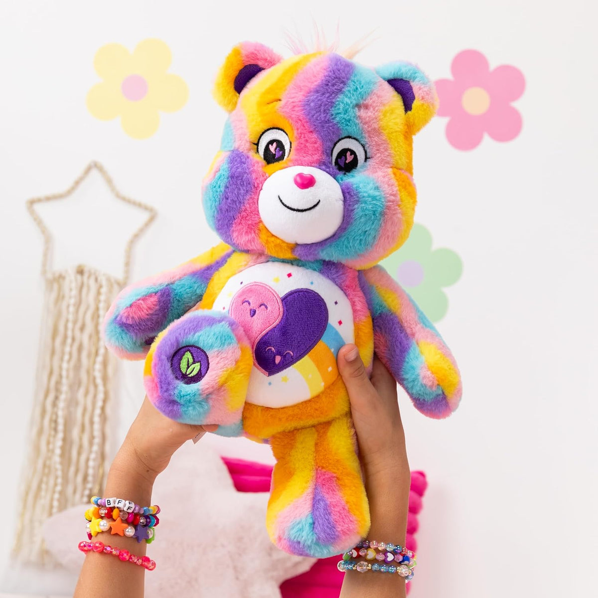 14" Tie-Dye Multicolored Plushie S331