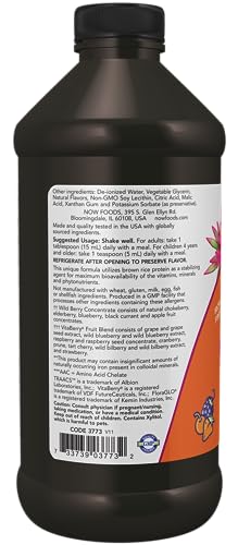 Liquid Multi Vitamin & Mineral, Wild Berry Flavor, 16-Ounce B61202