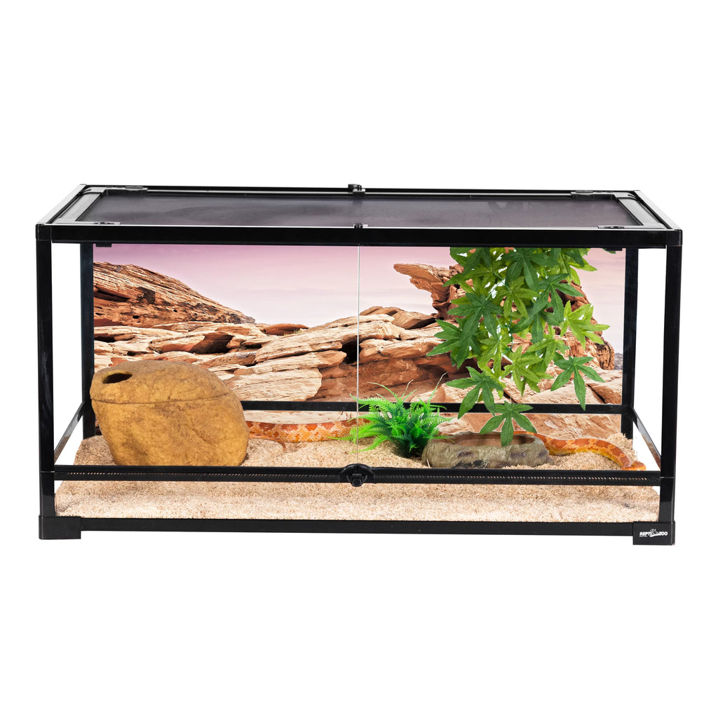 Glass Reptile Terrarium 50 Gallon 36" x 18" x 18" with Screen Ventilation X996