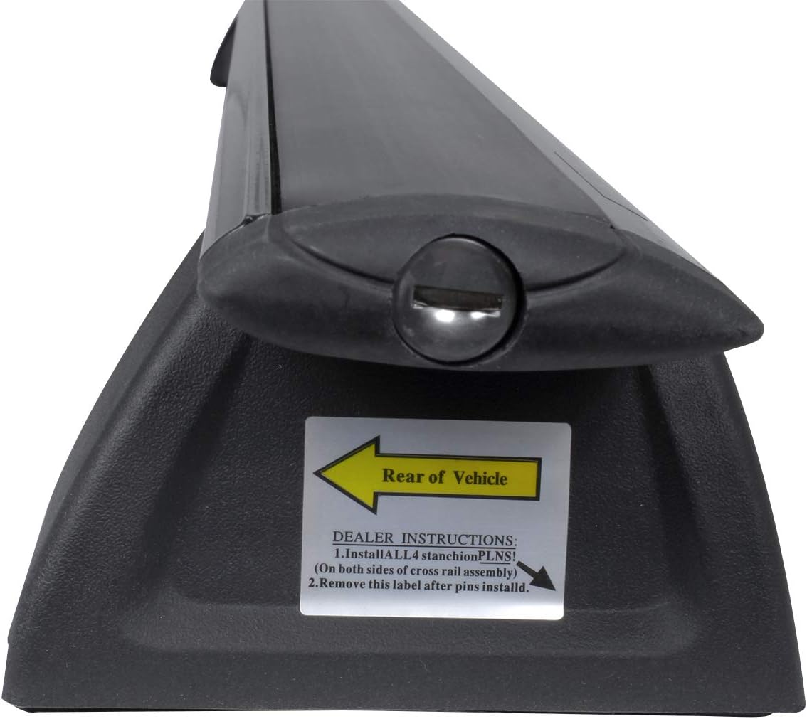 Black Roof Top Cross Bars Rack Cargo Carrier H638