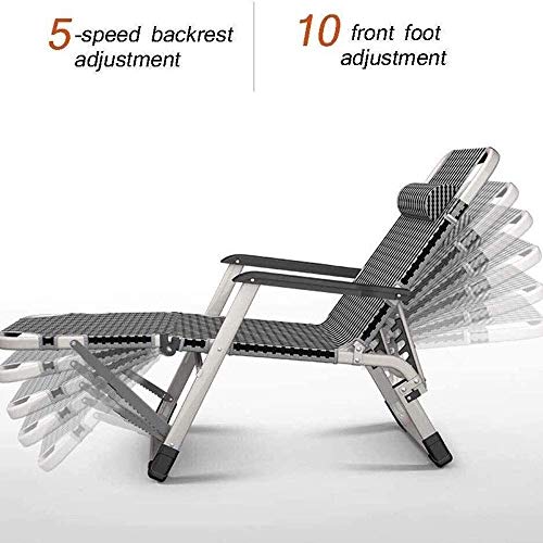 Adjustable Folding Zero Gravity Patio Lounge Chair Q27578