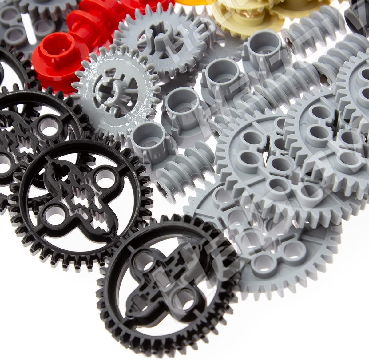 233pcs Technic Gears Axle Pin Connector Cam Worm Cogs Steering Parts Differential Engine Kit B138437
