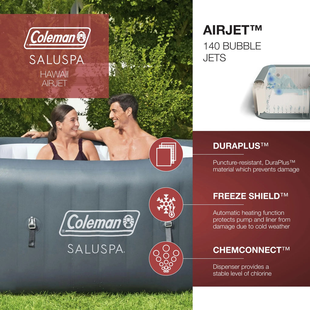 4 Person Inflatable Hot Tub Y6102