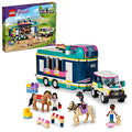 Horse Show Trailer with 2 Horses, SUV Car and Riding Accessories P77491