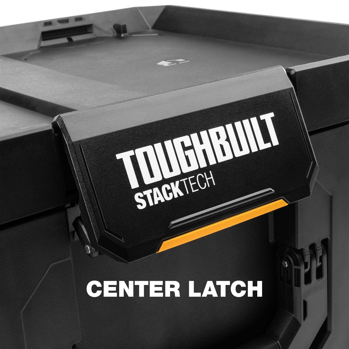 Large 21-in Black Plastic Lockable Tool Box J930