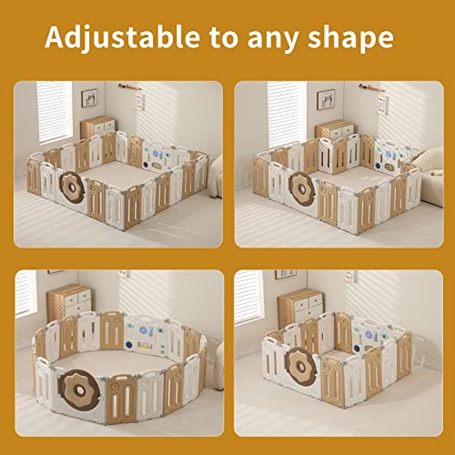 18 Panel Foldable Baby Playpen U932920