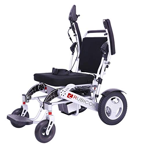 Electric Wheelchair, All Terrain, Powerful Brushless 600W Motors, Heavy Duty, Foldable Q39571